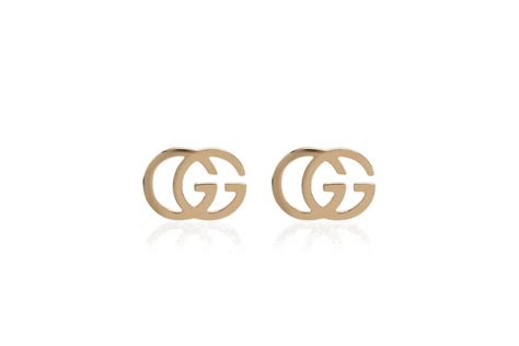 red gucci earrings|gucci 18k gold stud earrings.